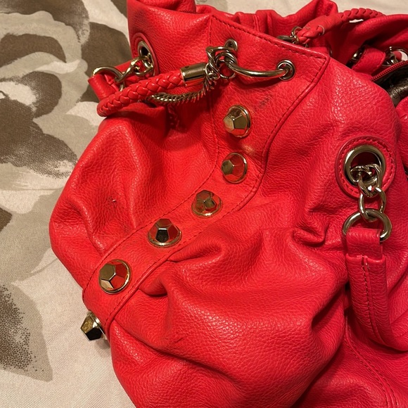 Just Fab Orange leather bag - Picture 2 of 4